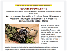 Tablet Screenshot of cura-ipertensione.info